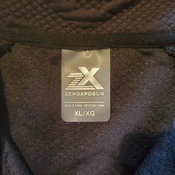 ZeroXposur Bailey Black Textured Knit Lightweight Sweatshirt Size XL NWT - Picture 8 of 8